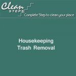 CLEAN STEPS Housekeeping – Membuang Sampah